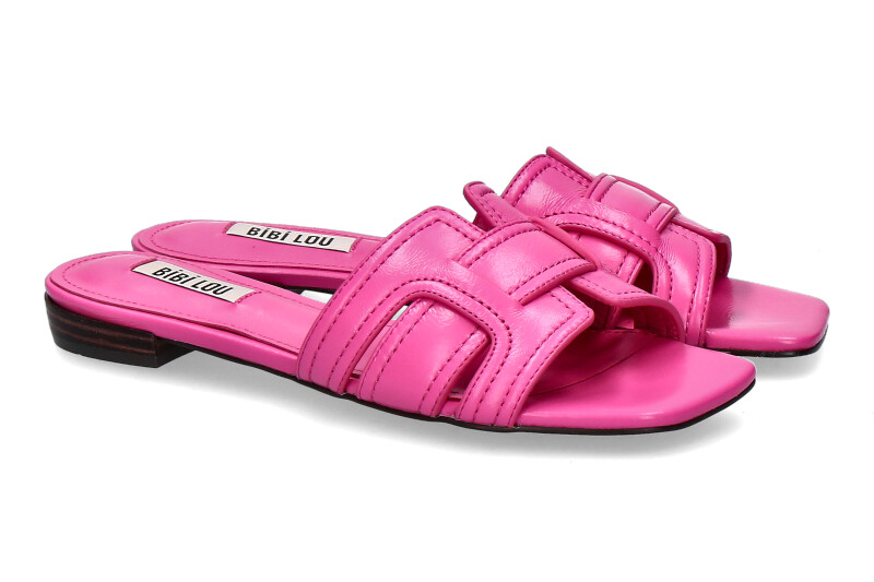 Bibi Lou mules CREMES NAPPA MAGENTA