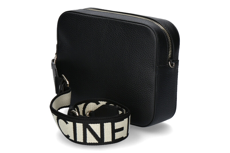 Coccinelle shoulder bag GRAIN LEATHER METALLIC SOFT NOIR Coccinelle shoulder bag GRAIN LEATHER METALLIC SOFT NOIR