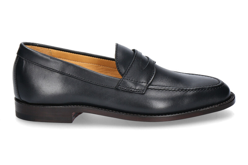 Ludwig Reiter loafer PENNY BOOKBINDER CALF NAVY