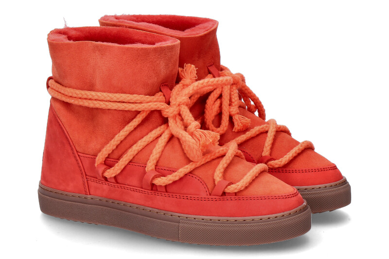 INUIKII sneaker boots lined CLASSIC NUBUK SALMON