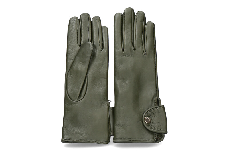 Restelli leather gloves LADY MILITARE
