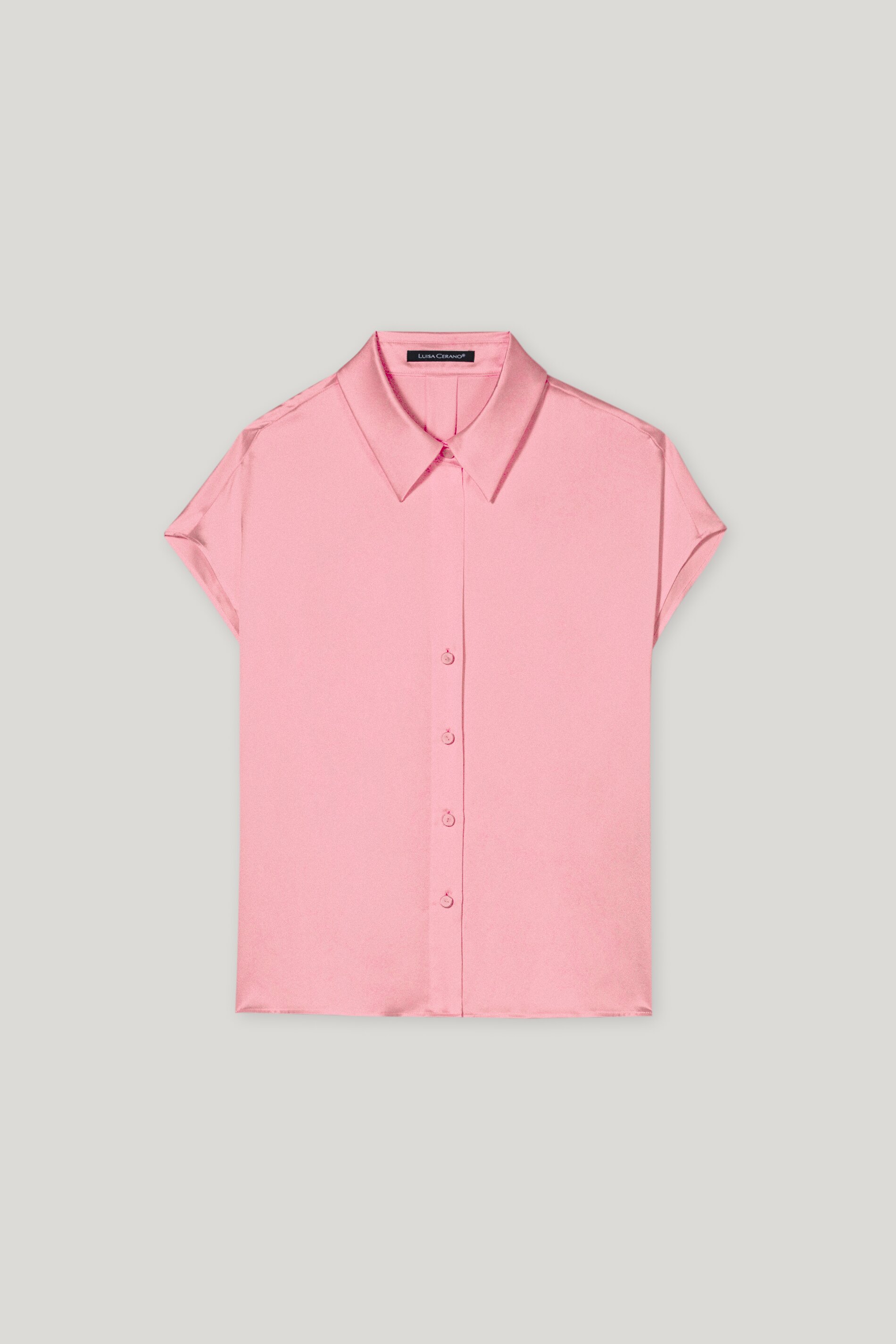 Luisa Cerano Bluse SEIDEN-SATIN - cherry blossom/rosa