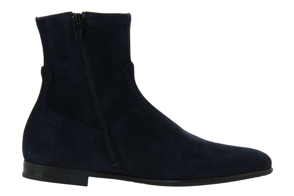 Truman's ankle boots CAMOSCIO BLU SCURO