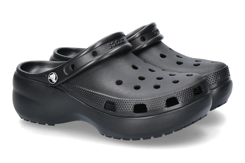 Crocs mules CLASSIC PLATFORM CLOG- black