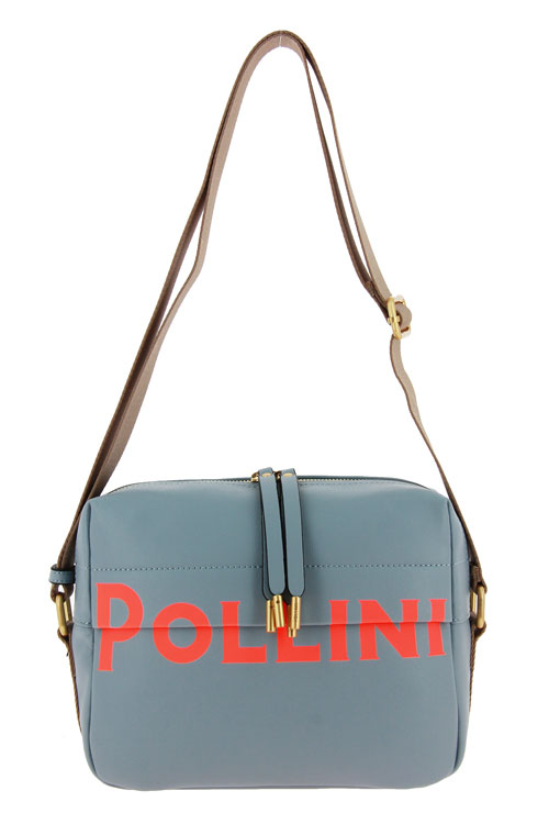 Pollini bag BORSA SOFT GRAINED SKY