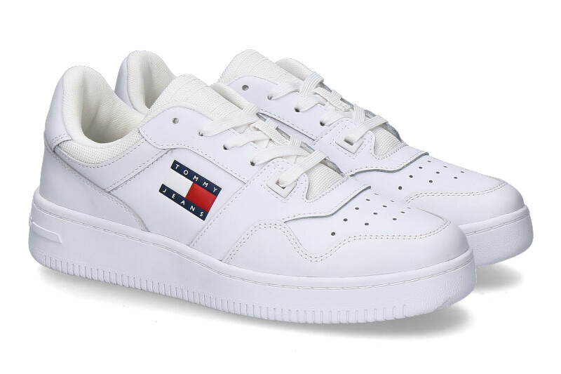 Tommy Hilfiger women's  sneaker TJW RETRO BASKET- white