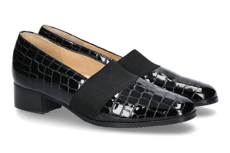 Brunate loafer ZOE APACHE NERO ELASTICO NERO