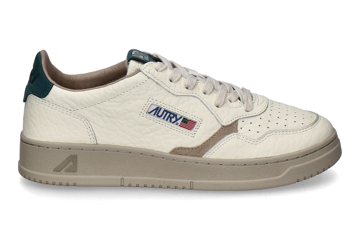 Autry men's- sneaker MEDALIST LOW NE18- white/ gray/ green