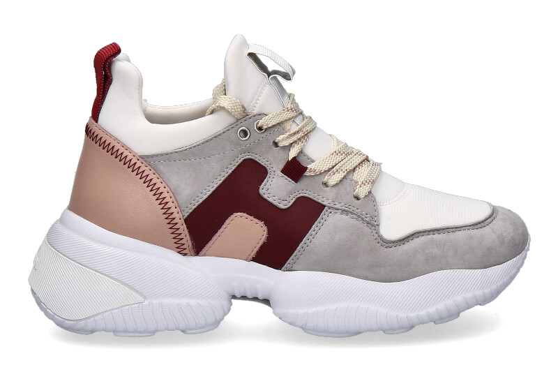 Hogan Sneaker INTERACTION WHITE GREY BORDO