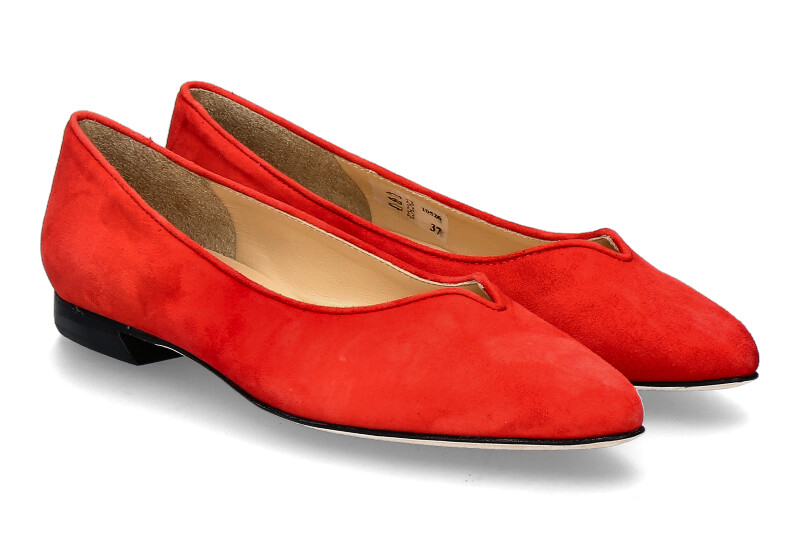 Brunate slip-on shoe FLEX CAMOSCIO- reina/red