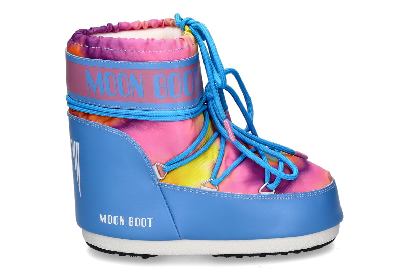 Moon Boot snow boot ICON LOW TIE DYE- blue