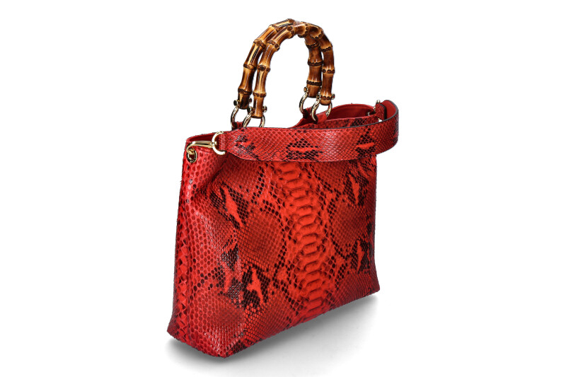 Women's Medium Genuine Python Skin Top Handle Handbags