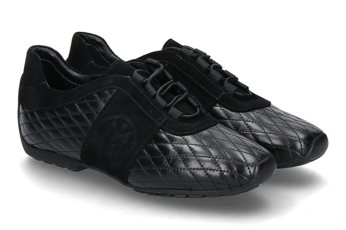 Mania Sneaker MB.733 CAREZZA CAMOSCIO- schwarz