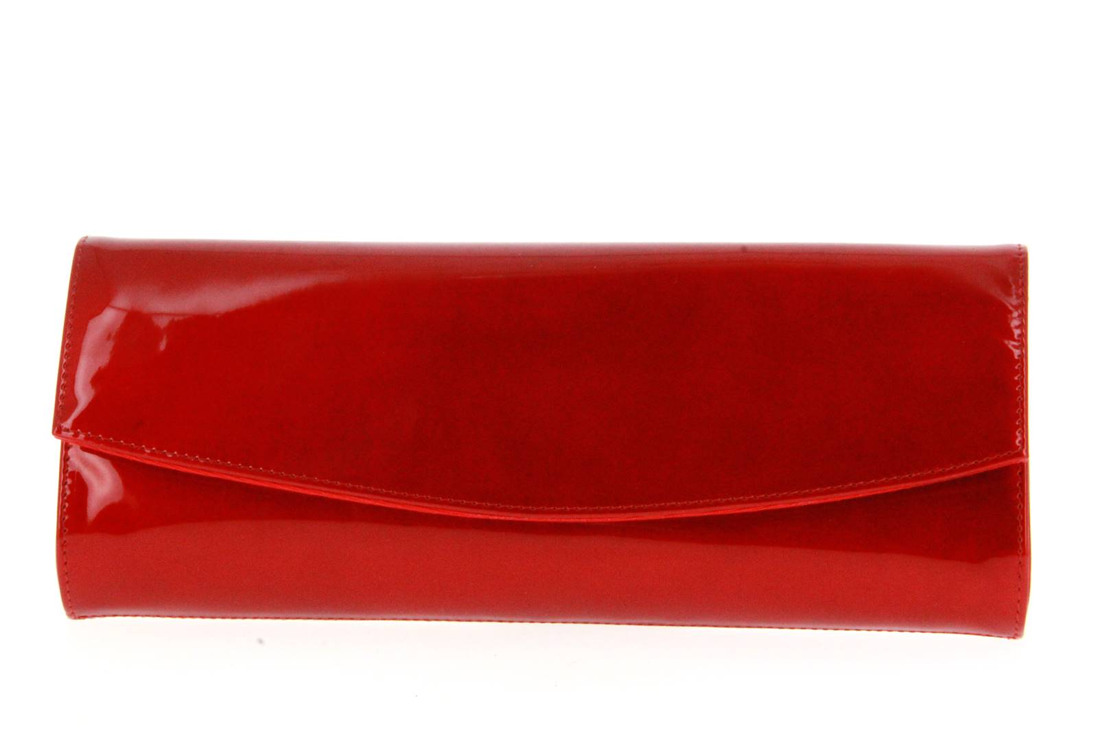 Stuart Weitzman clutch RAZ RED QUASAR