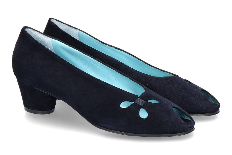 Thierry Rabotin peeptoe SAMUEL CAMOSCIO NAVY