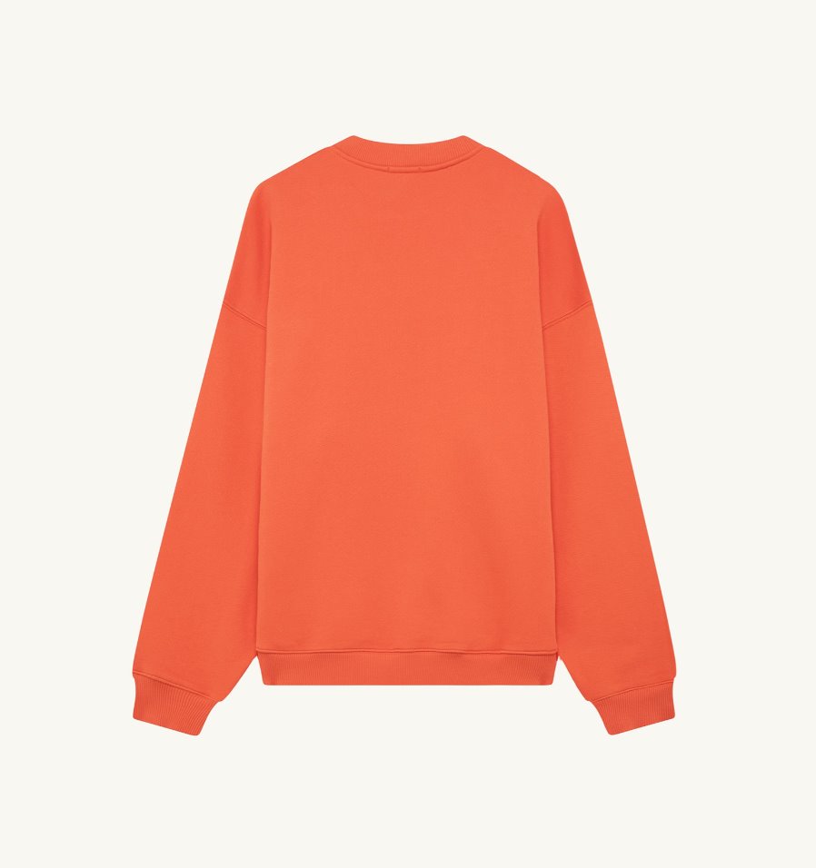 Autry unisex- sweatshirt DOUBLE LOGO- chocineal/ red