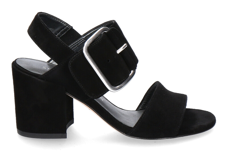 Stuart Weitzman sandal CITYSANDAL BLACK SUEDE