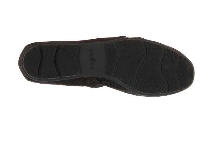 Hogan ballerina ARGENTO NERO LUCIDE
