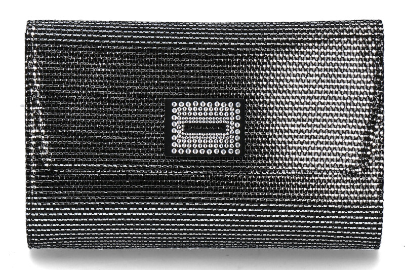 Brunate clutch BET SILVER STRASS