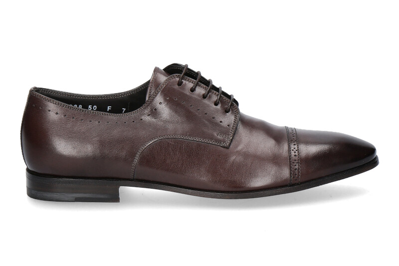 Santoni lace-up LEAHTER DARK BROWN