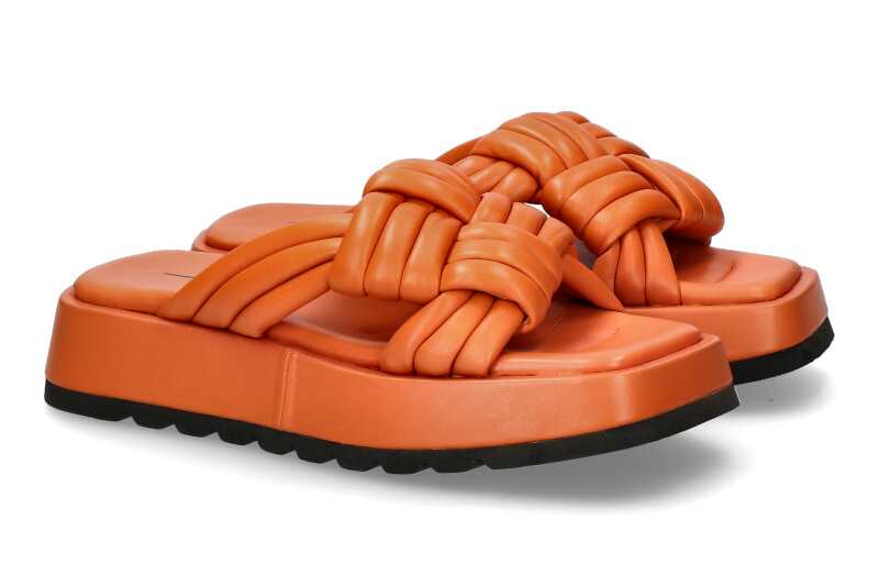 181 TAHITI mules NAPPA ARANCIO