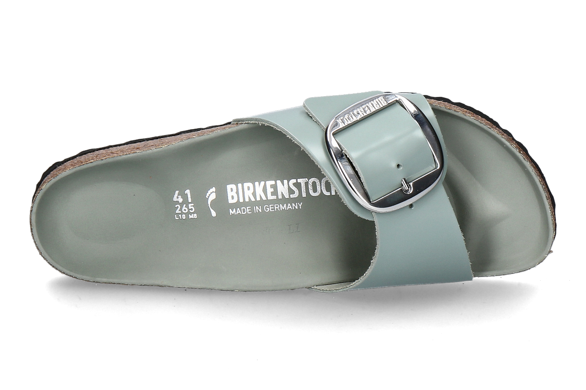 Birkenstock Damen- Pantolette MADRID SCHMAL BIG BUCKLE- grün_274700009_4