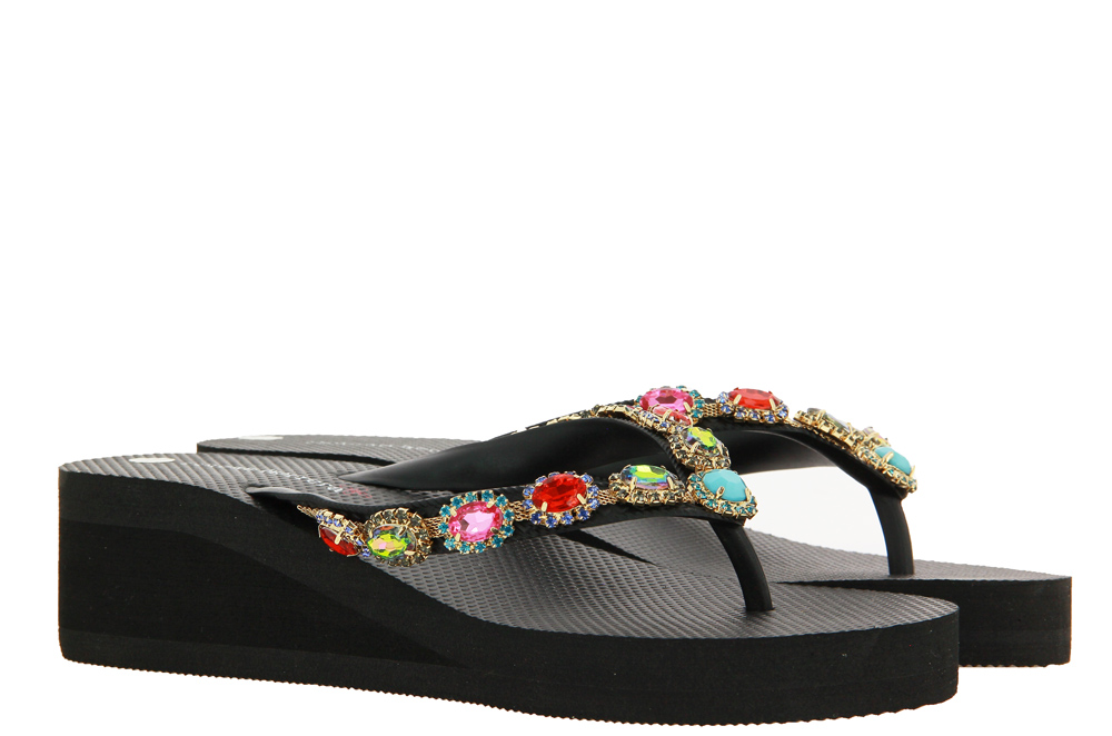 Chanclas Amazonia high heel Black