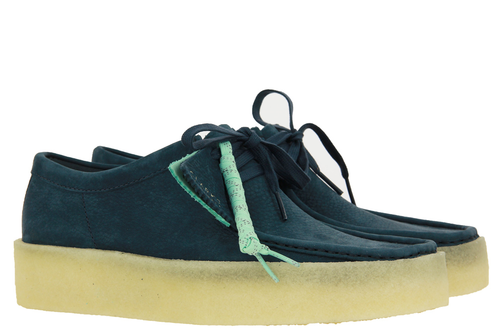 Clarks lace-up WALLABEE CUP BLUE NUBUCK