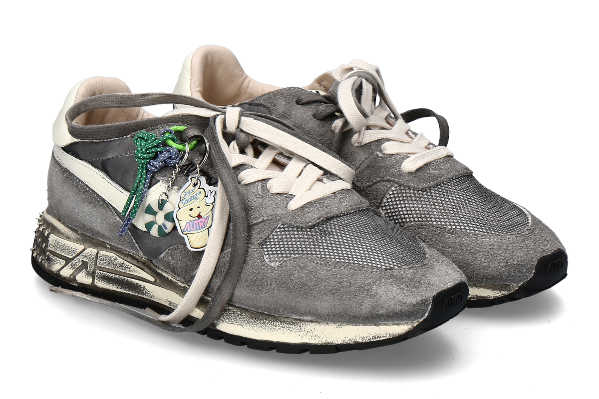 Autry men's- sneaker REELWIND SUPER VINTAGE YS07- grey/ white