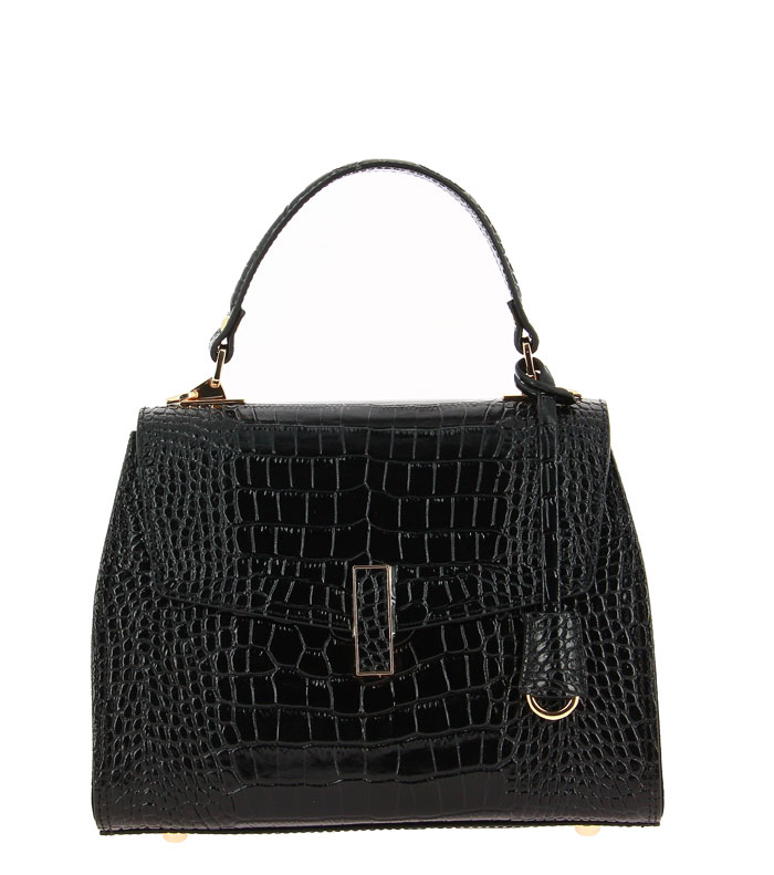 Carol J. bag VERNICE COCCO NERO