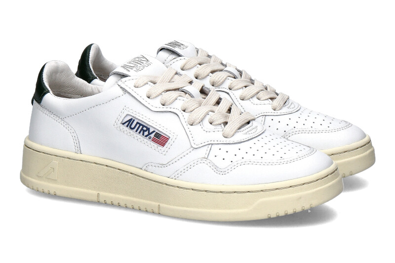 Autry sneaker LOW WOMAN LEATHER WHITE/MOUNT