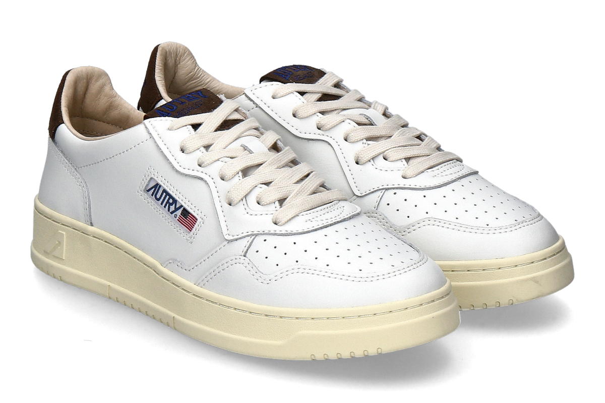 Autry men's- sneaker MEDALIST LOW HJ03- white/ brown