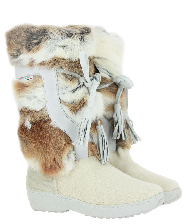 Oscar fur boots TANIA WEISS