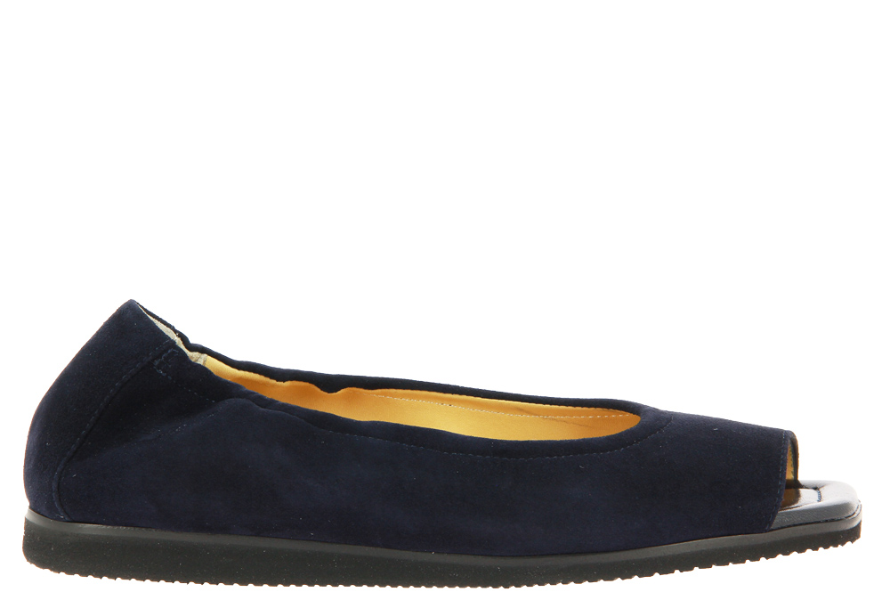 Truman's peeptoe CAMOSCIO NERO BLU