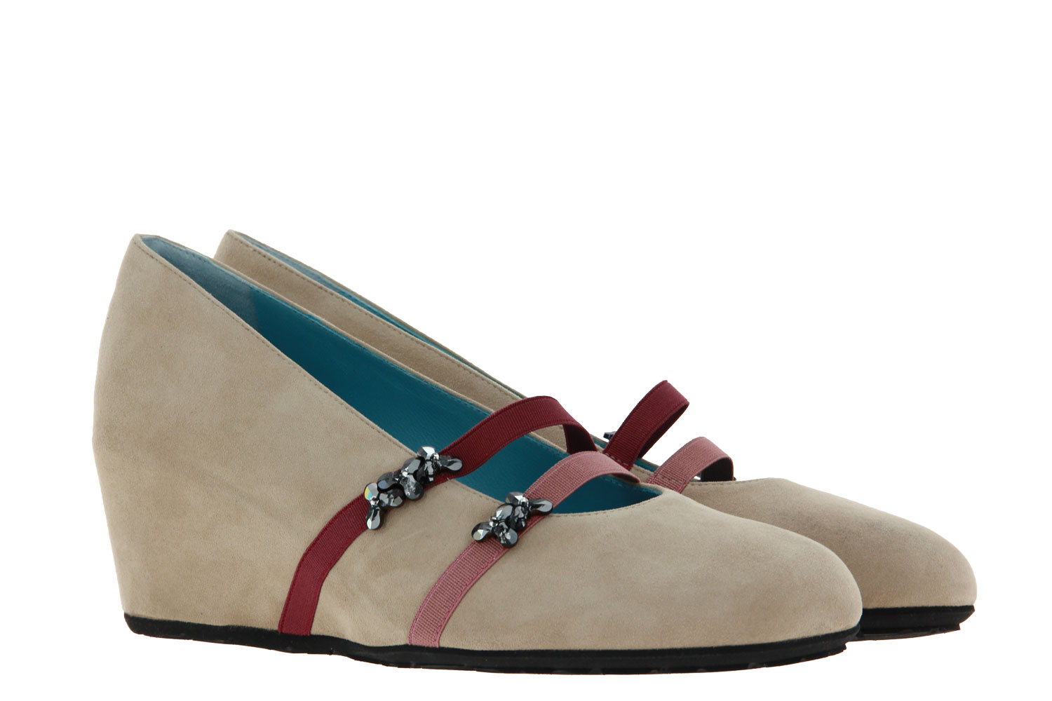 Thierry Rabotin wedge ballerina TORBIS CAMOSCIO BEIGE