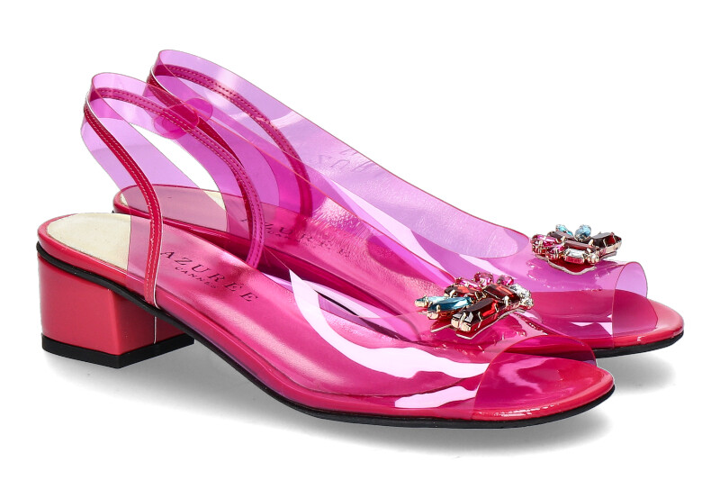 Azuree Cannes sandals MOILA 80 Lack pink