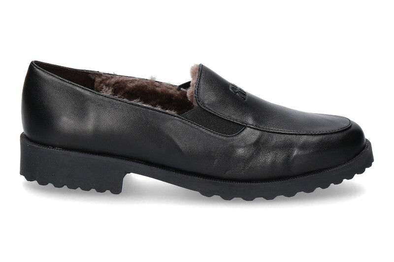 Brunate slipper lined DANY NAPPA NERO