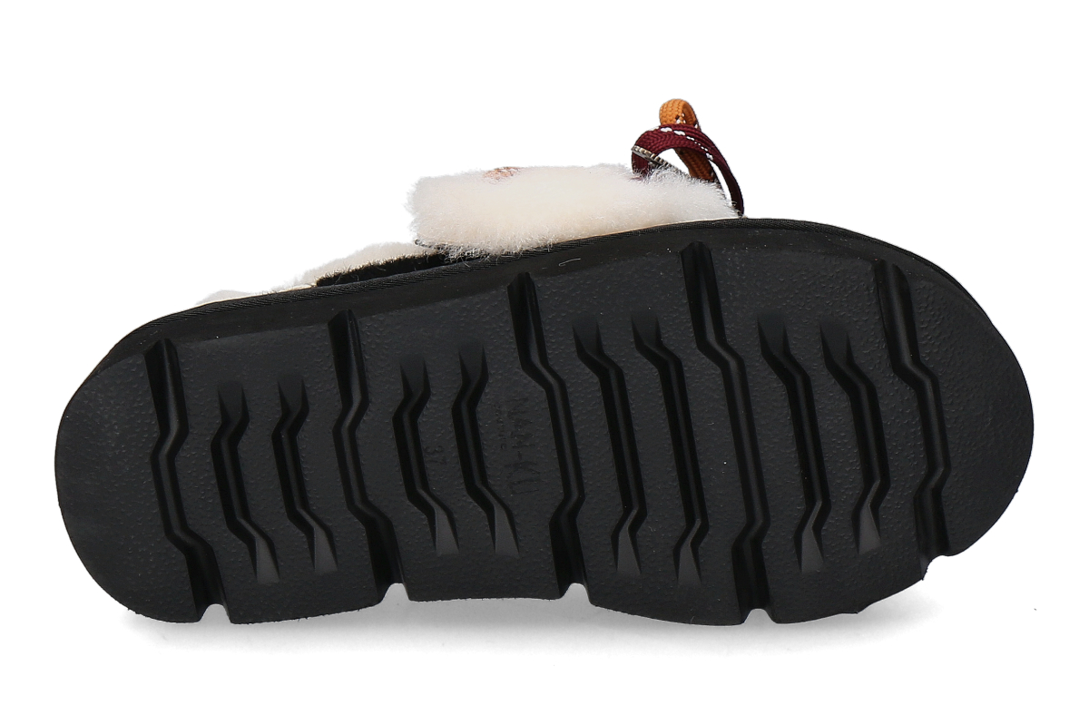 Nan-Ku Couture Pantolette gefüttert GFH22 Pony- schwarz_232000207_4