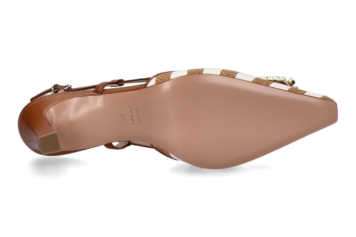 Roberto Festa Slingpumps JULIEN SUMMER- weiß-cognac_221400145_4
