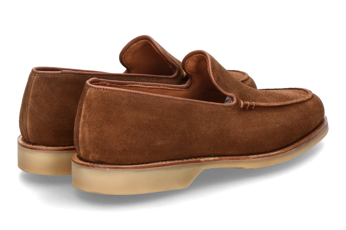 Crockett Jones Loafer SALCOMBE 2 SUEDE- snuff_142200021_2