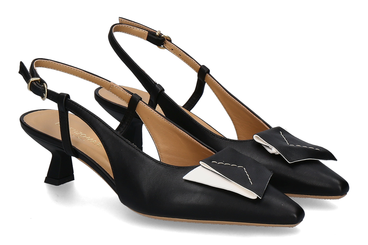 Lorenzo Mari slingback pumps CINDY06- nero/ black