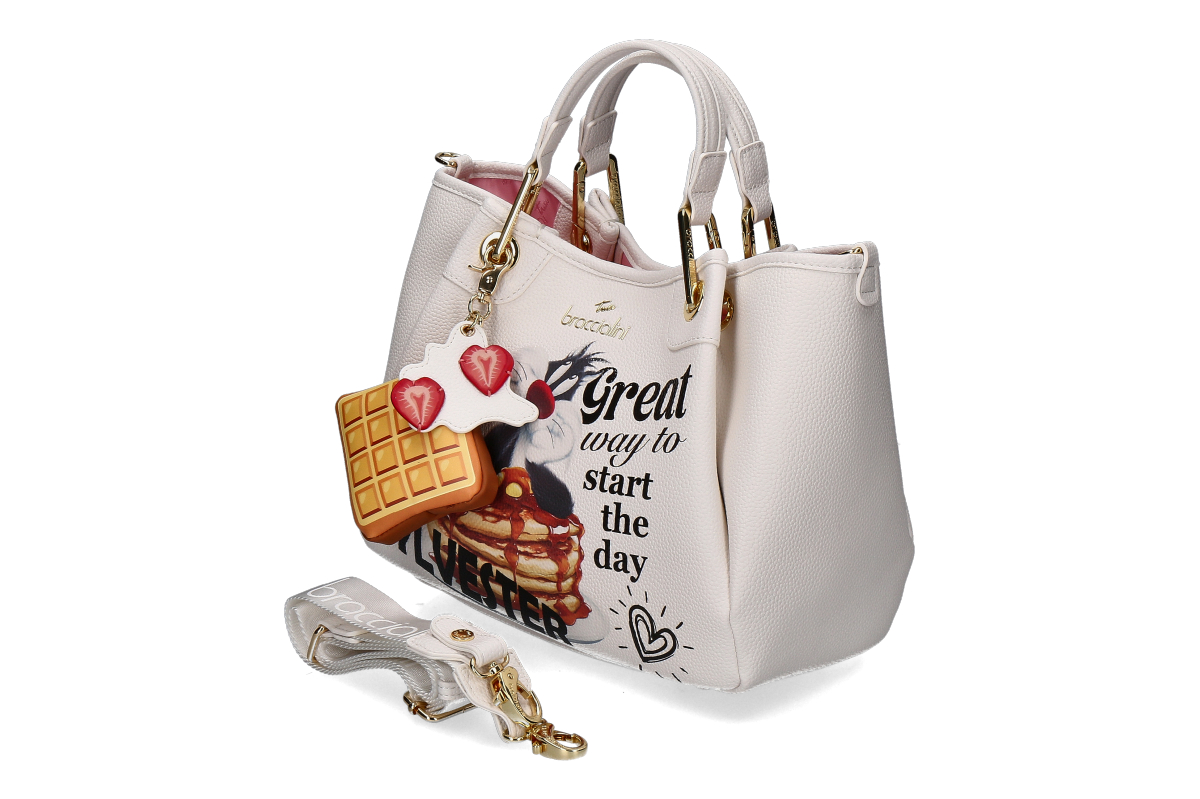 Braccialini handbag AMY SYLVESTER- white/ white