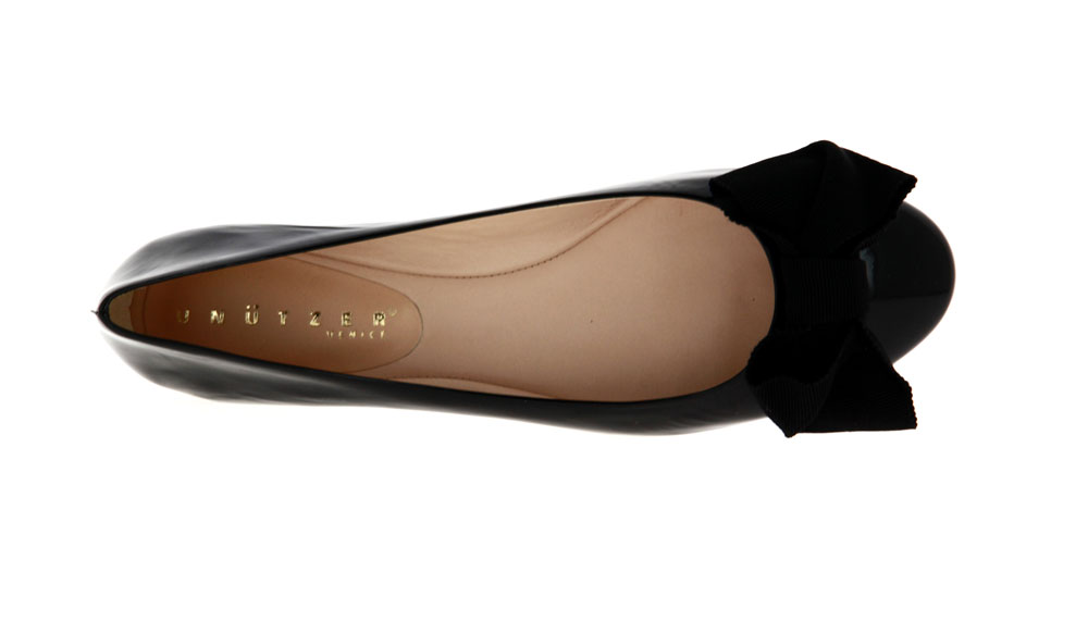 Unützer ballerina CALZATURE DONNA VERNICE NERA