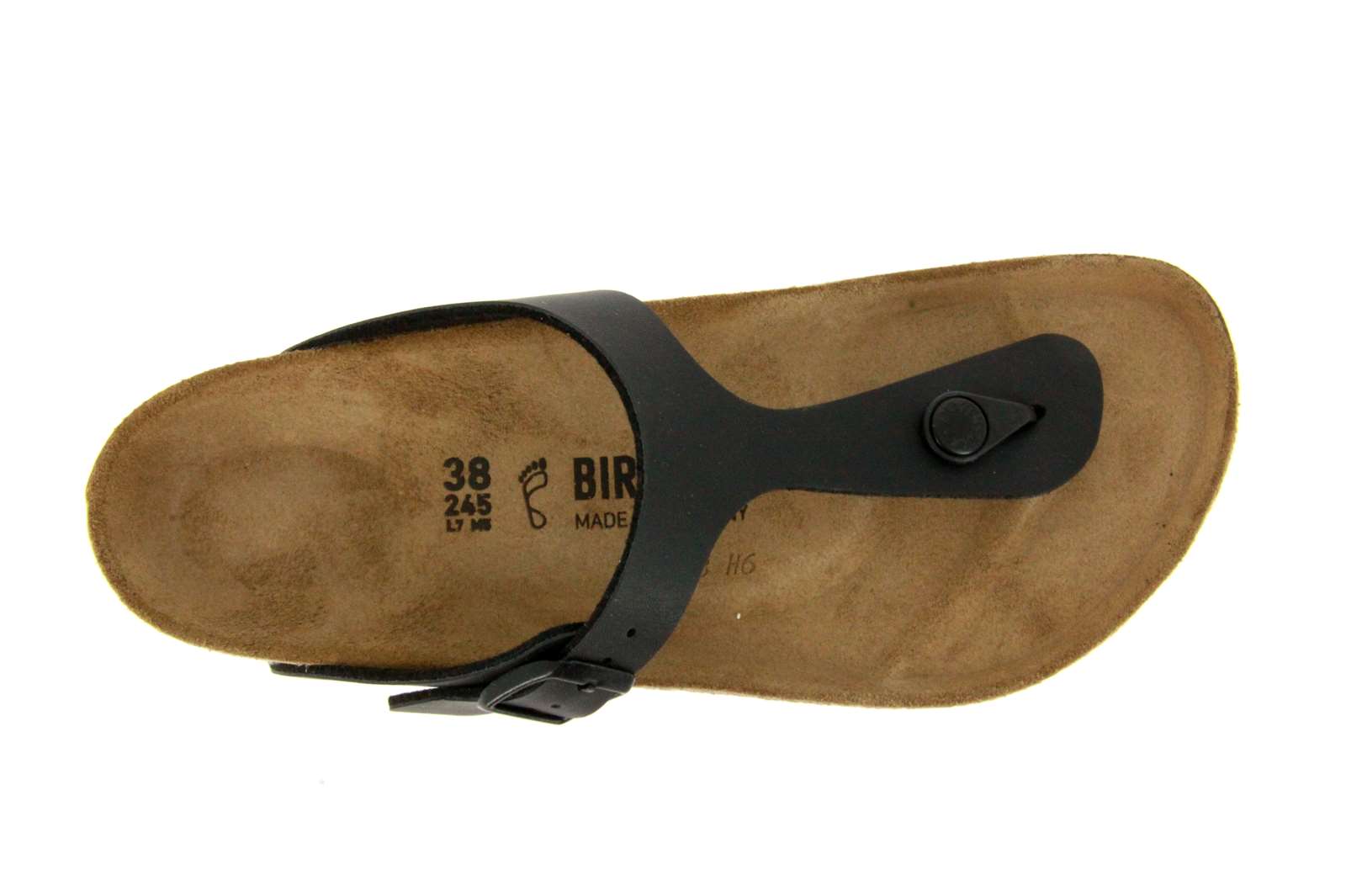 Birkenstock thongs GIZEH NORMAL BIRKO-FLOR BLACK