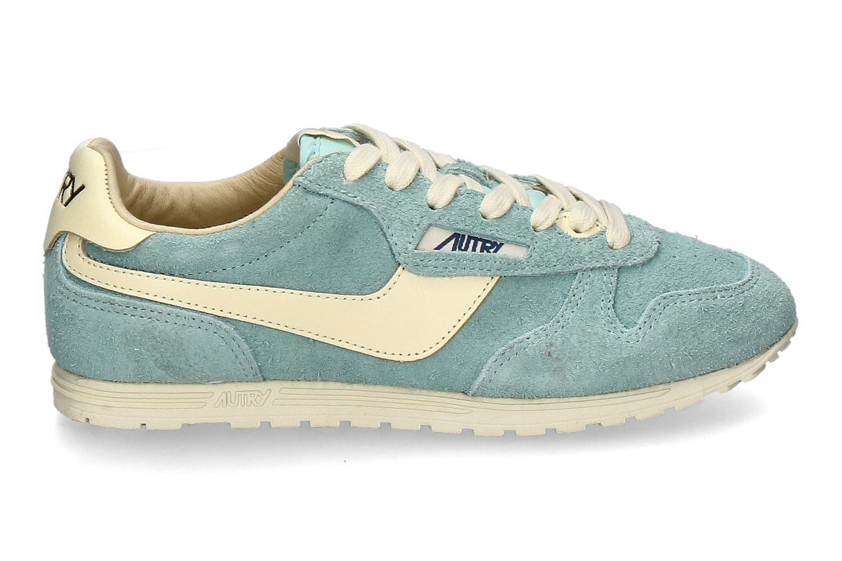 Autry women's- sneaker WINDSPIN SUEDE UB32- jasmine/ rutabaga- light blue
