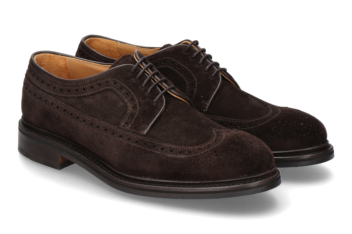  Berwick men's oxfords SUPERBUCK 173- testa/ dark brown