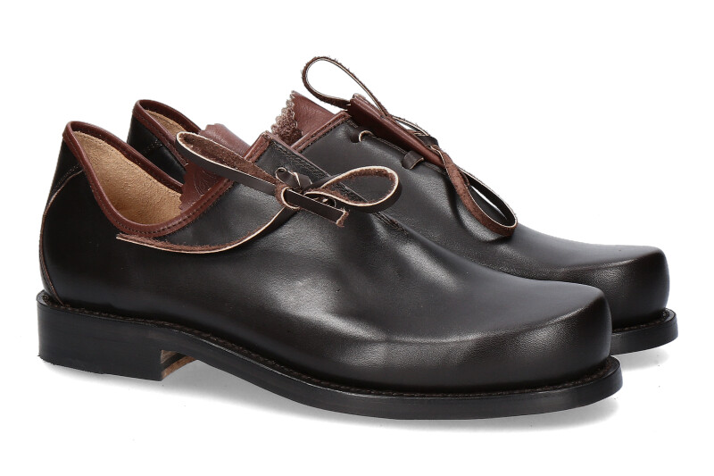 Original Haferl traditional lace-up FRANZ KALBSLEDER BRAUN