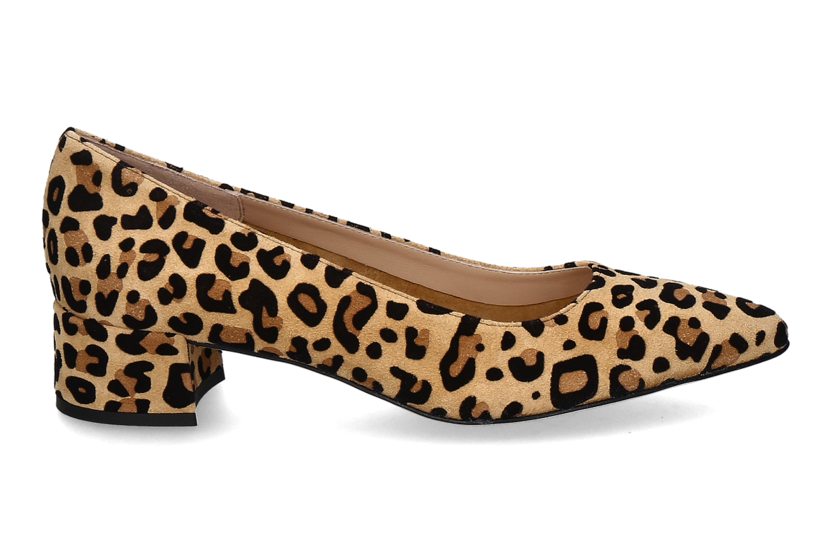 Status pumps LEOPARDINO- black/ beige