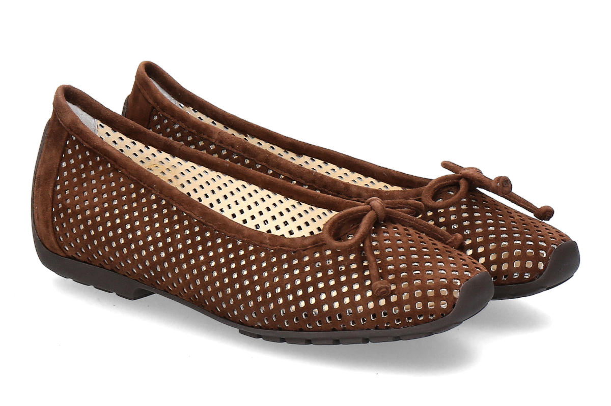Mania Ballerina CAMOSCIO- marone/ dark brown