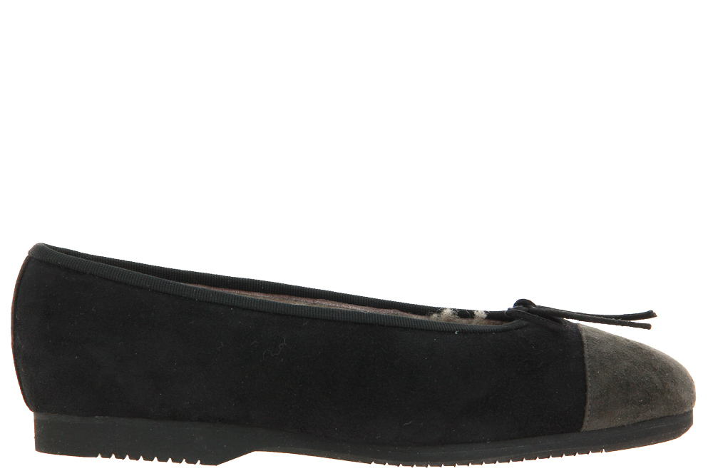 Unützer ballerina CAMOSCIO NERO NUTRIA